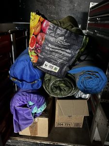 Schlafsäcke und vieles mehr