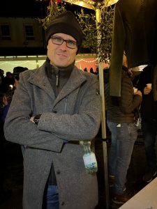 Matthias bei uns am Stand