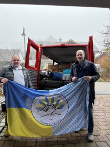 Oleskandr bei der Abholung