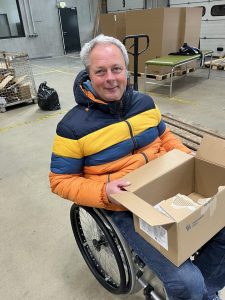 Andy lenkt das Recycling-Team