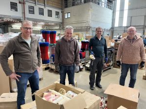 Das Kerzen-Team hatte viel zu tun