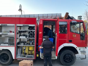 Das Beladen kann beginnen