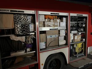 Geschafft, voll beladen