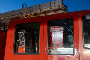 Auch der Mannschaftsraum wird genutzt