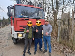 Das Löschfahrzeug wurde an die Feuerwehreinheit übergeben