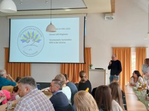 Wir durften kurz die Arbeit unseres Vereins vorstellen