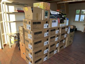 Alles fertig verpackt