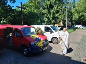 Fahrzeugsegnung in München
